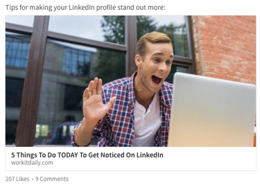 what to share on linkedin